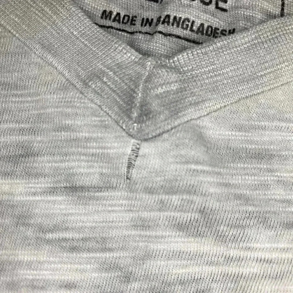 Mens Grey V-Neck Tee - 2XL - Picture 7 of 11